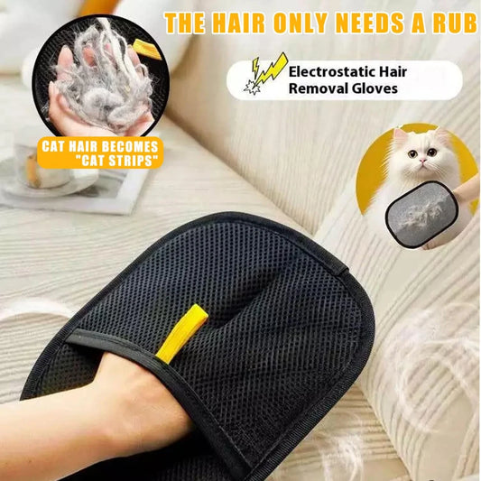 Reusable Pet Hair Remover Gloves
