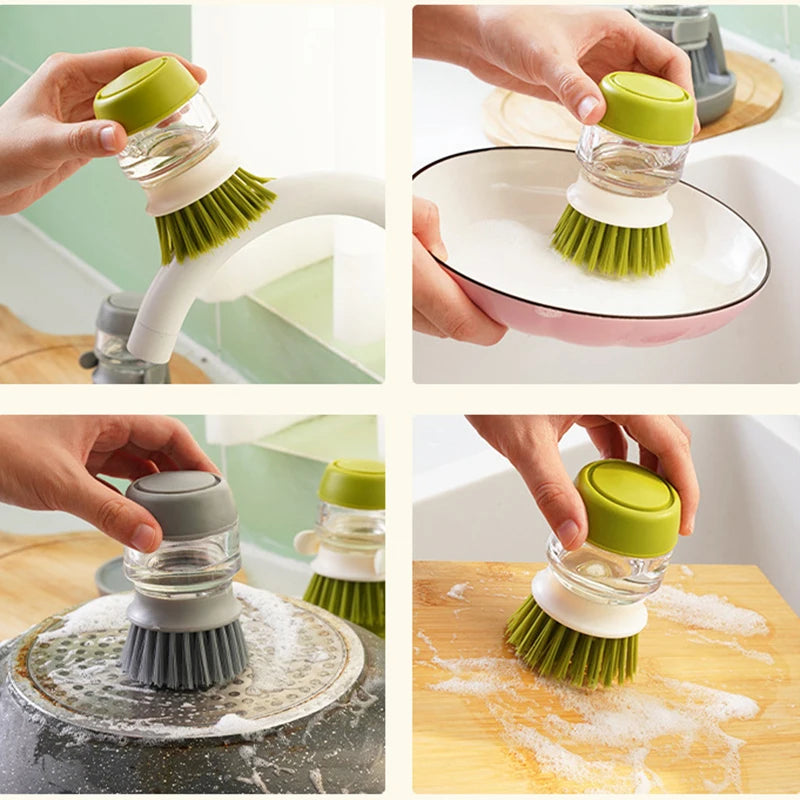 Soap Dispensing Dish Brush