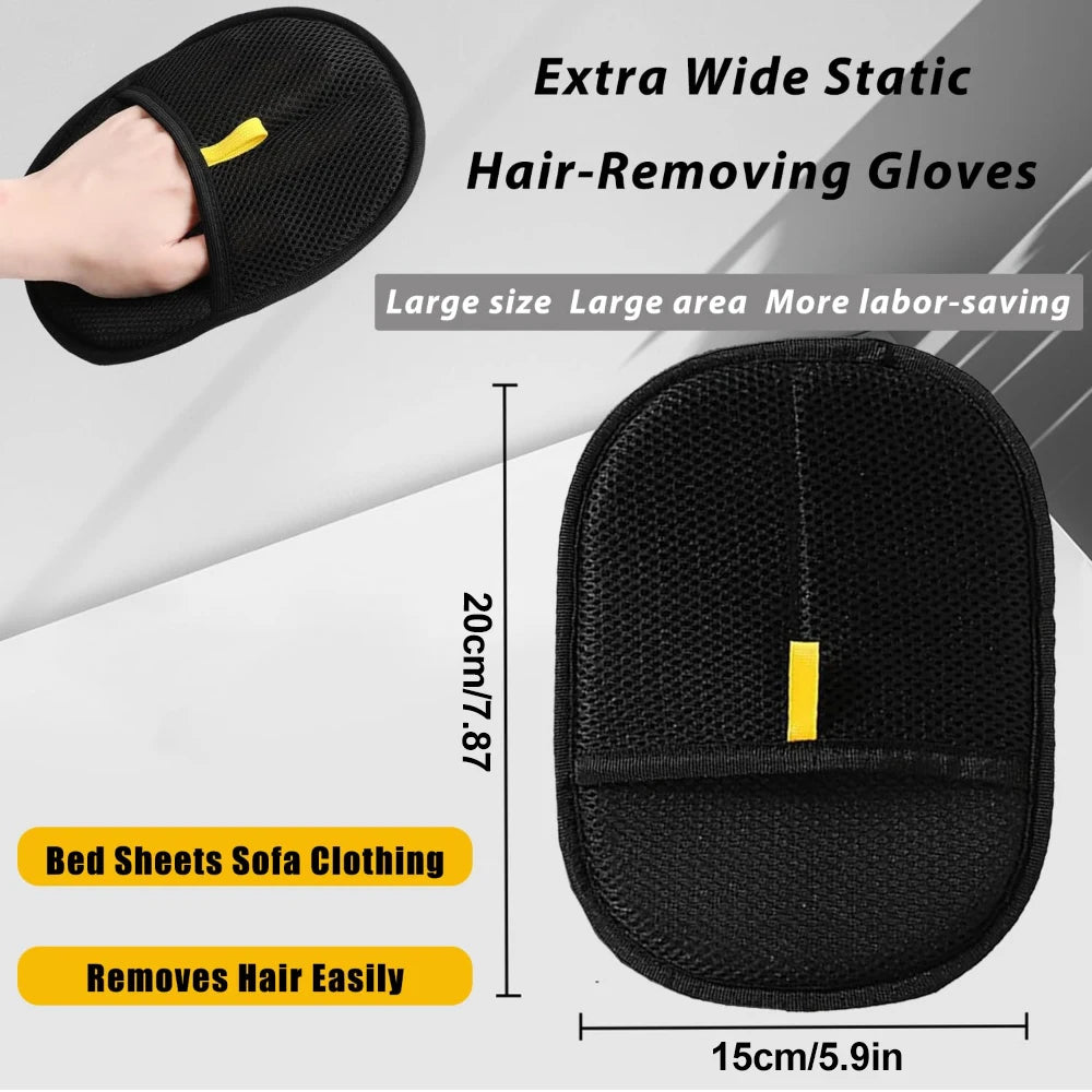 Reusable Pet Hair Remover Gloves