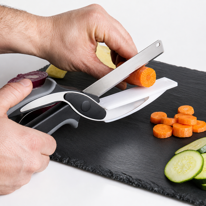 2-in-1 Stainless Steel Kitchen Scissors — Separable Multi-Purpose Food Shears